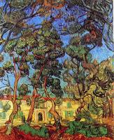 Gogh, Vincent van - Trees in Front of the Entrance of the Asylum